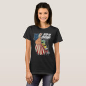 Keep On Trucking Flag Us T-shirt (Voorkant volledig)