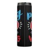 Keep Praying God Is Working Thermosbeker (Achterkant)