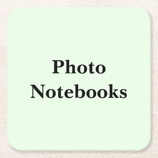 Keep Scrolling to See These Photo Notebooks -  Vierkante Kartonnen Onderzetter (Voorkant)