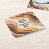 Keep Showing Up, Even When You're Tired Kartonnen Onderzetters (Gebogen)