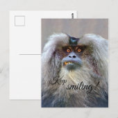 Keep smiling! briefkaart (Voorkant / Achterkant)