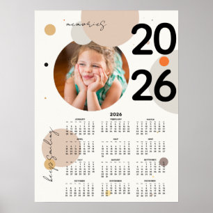 Keep Smiling Foto Agenda 2026 Poster 45x60