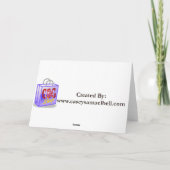 Keep Smiling Greeting Card 2 Kaart (Achterkant)