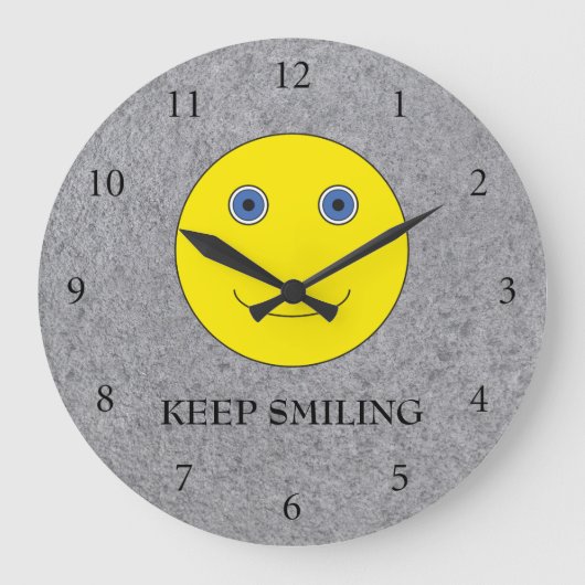 Keep Smiling Grote Klok (Voorkant)
