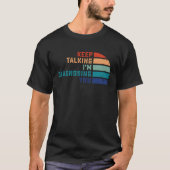 Keep Talking SLP Speech Language Pathologist T-shirt (Voorkant)