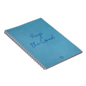 Keep The Good cahier en softteal (Côté Droit)