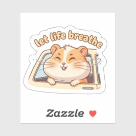 Keep the Peace, Keep the Pace – Cute Scooter  Sticker