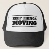 Keep Things Moving™ Trucker Hoed Trucker Pet (Voorkant)