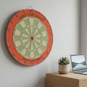 Keep Throwing Keep Growing Minimalist Sage Green Dartbord