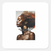 Keep your desk stylish and functional with this sm vierkante sticker (Voorkant)