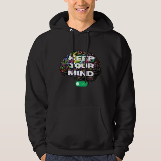 Keep Your Mind ON - sweat - shirt à capuche mascul (Devant)