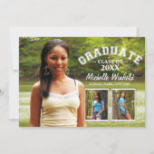 Keepaardje 3 Foto Moderne Text Overlay Afstuderen Kaart (Voorkant)