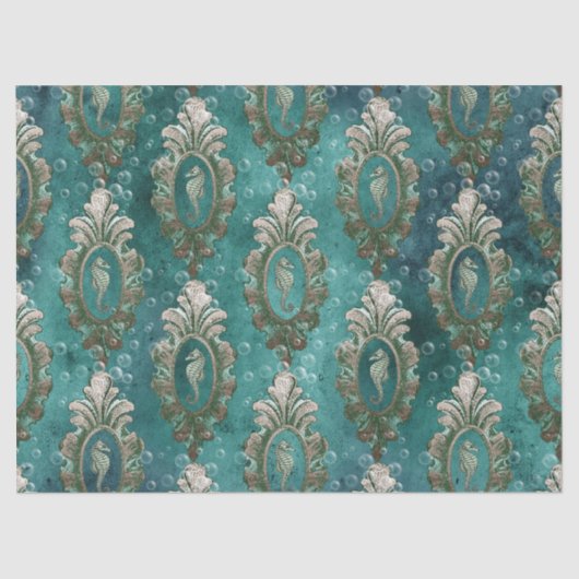  keepaardjes op lichtgroene ontkoppeling tissuepapier (Voorkant)