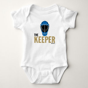 Keeper Hockey Goalie Mask Baby Onesie Romper