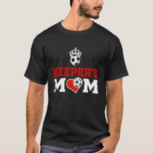 Keeper Mam Voetbal Ik kan niet kalm houden Goalie T-shirt