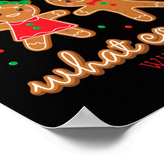 Keeper Of The Gender Reveal Gingerbread Auntie Poster (Hoek)