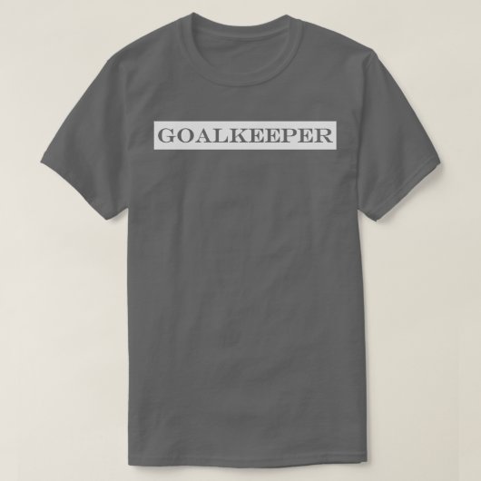 keeper t-shirt (Design voorkant)