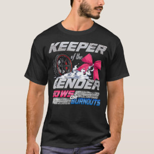 Keeper van het geslacht Burnouts of Bows Gender Re T-shirt