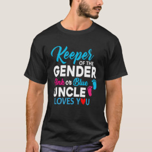 Keeper van het geslacht Roze of Blauwe Oom houdt v T-shirt