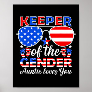 Keeper van het geslacht tante houdt van je 4 juli poster
