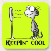 Keepin' Cool Monkey Bier Onderzetter (Voorkant)