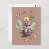 Keepin' It Austin Briefkaart (Voorkant / Achterkant)
