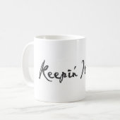 Keepin Real Koffiemok (Voorkant links)