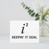 Keepin't Real Briefkaart (Staand voorkant)