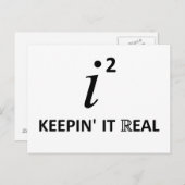 Keepin't Real Briefkaart (Voorkant / Achterkant)