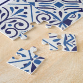 Keepomwille Fotopuzzel met portugese tegels Legpuzzel (Zijkant)