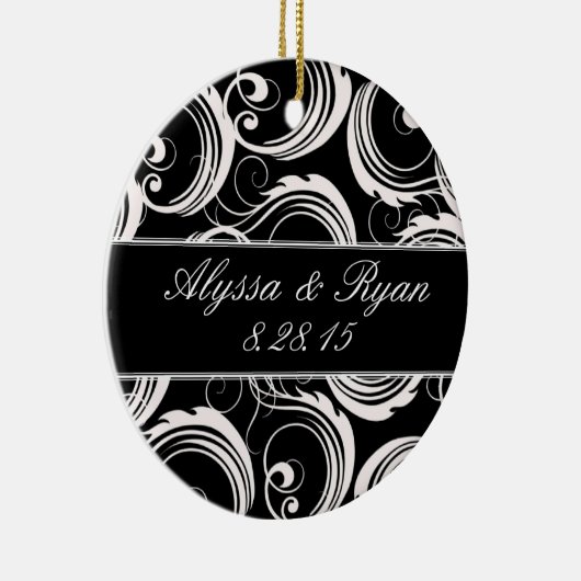 Keepomwille Ornament - Zwart-wit formeel (Rechts)