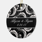 Keepomwille Ornament - Zwart-wit formeel (Links)