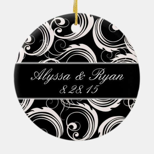 Keepomwille Ornament - Zwart-wit formeel (Achterkant)