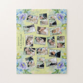 Keepomwille Wedding Photo Collage Waterverf Floral Legpuzzel (Verticaal)