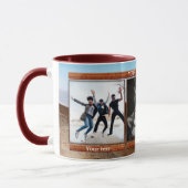 Keepsaké 3 Photos Hiver Mountain Mug personnalisé (Gauche)