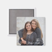 Keepsaké Best Friends Magnet avec photo (Recto/Verso)