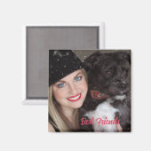 Keepsaké Best Friends Magnet avec photo (Recto/Verso)