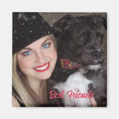 Keepsaké Best Friends Magnet avec photo (Devant)
