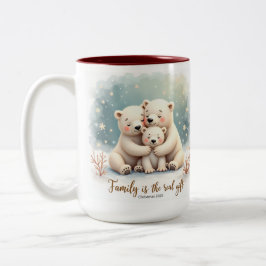 Keepsake Family is the Real Gift Coffee Mug Tweekleurige Koffiemok