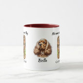 Keepsake Foto Cocker Spaniel Personaliseren Mok (Midden)
