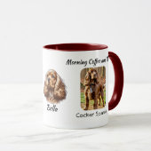 Keepsake Foto Cocker Spaniel Personaliseren Mok (Voorkant rechts)