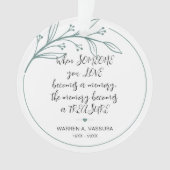 Keepsake Herinnering Geheugenschat Foto Ornament (voorkant)