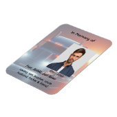 Keepsake Memorial Semi-Truck Tractor-trailer  Magneet (Linkerzijde)