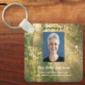 Keepsake  Memorial Sunshine Golden Forest Sleutelhanger (Voorkant)