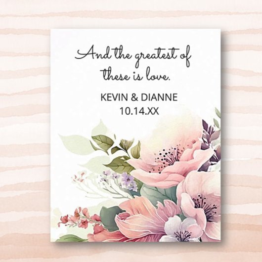 KeepSake Trouwdatum Custom Love Poster