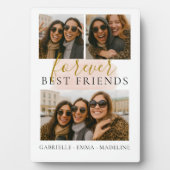 Keepsake voor altijd Beste Vrienden Fotocollage Fotoplaat (voorkant)