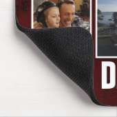 Keepslag Best Dad ever Vaderdag Photo Collage Muismat (Hoek)