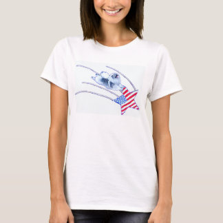 Kees die op het shirt van de Vlag sterren T Ringt