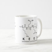 Kees peptide nom mug (Devant droit)