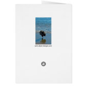 Keesdoorn Ballet-foto - Cute Original Dog Art (Achterkant)